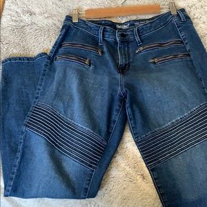 Moto high rise skinny jeans